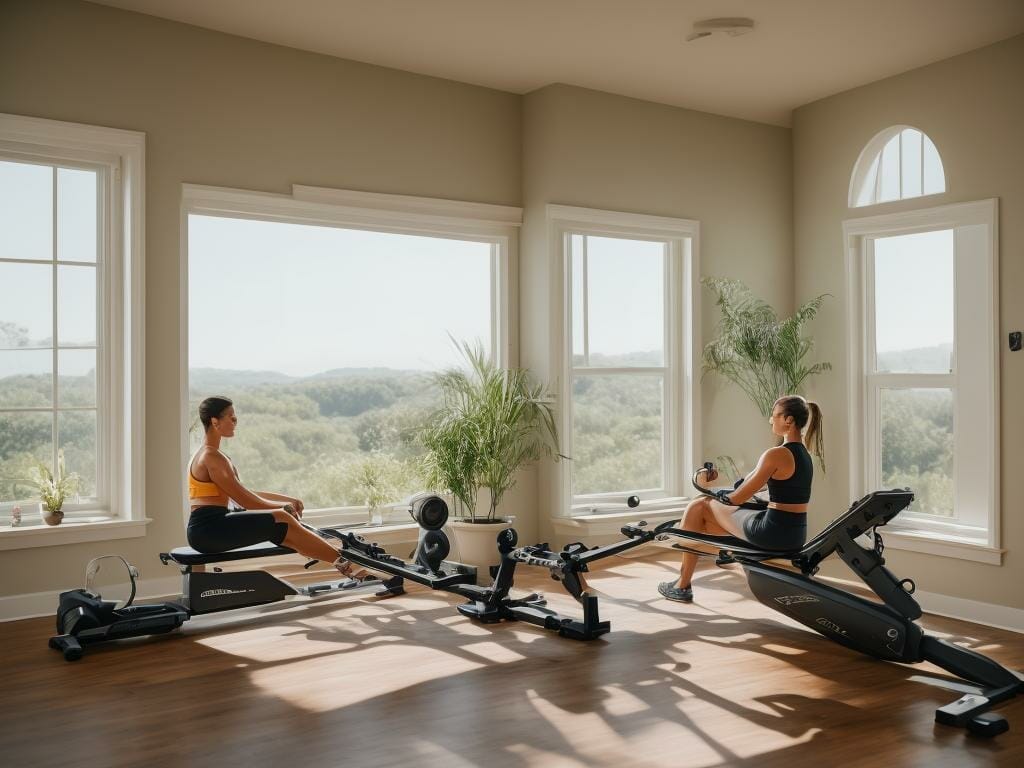 Benefits of a Home Rowing Machine Routine