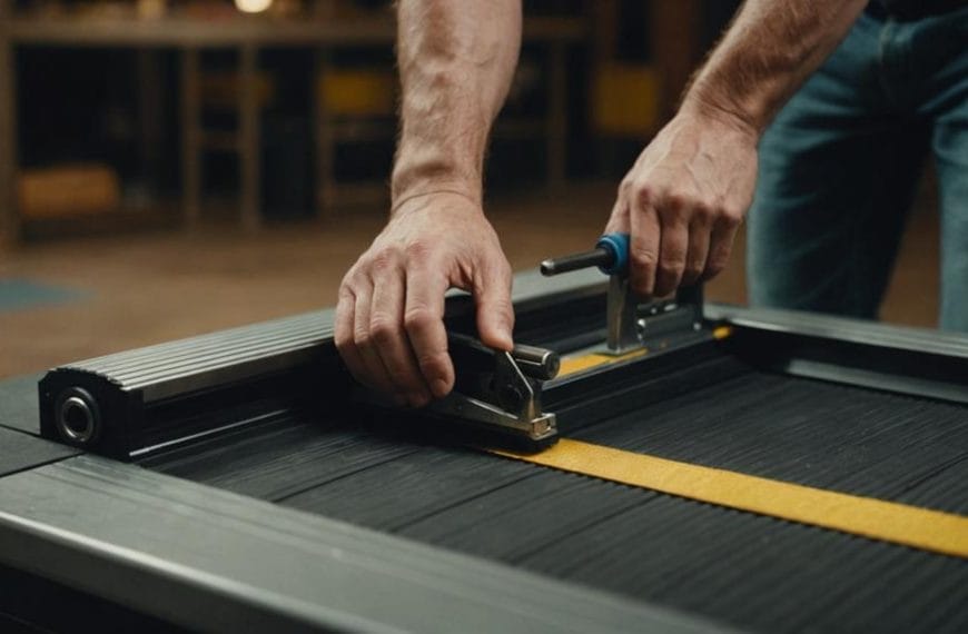 diy treadmill belt installation