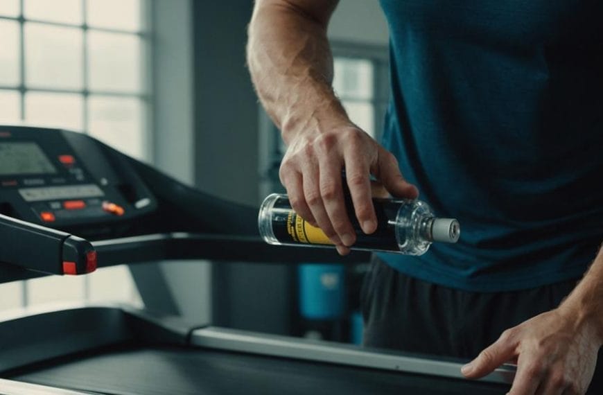 maintaining treadmill with lubrication