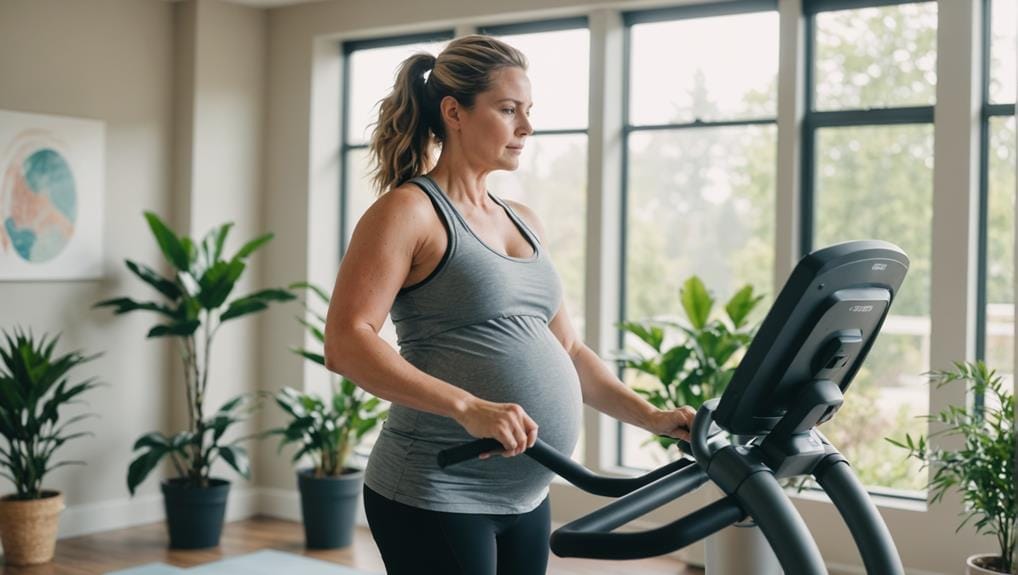 pregnancy exercise with ellipticals