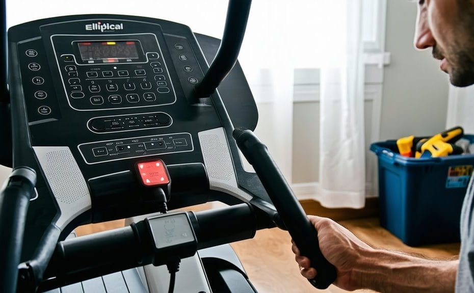 troubleshooting non responsive elliptical