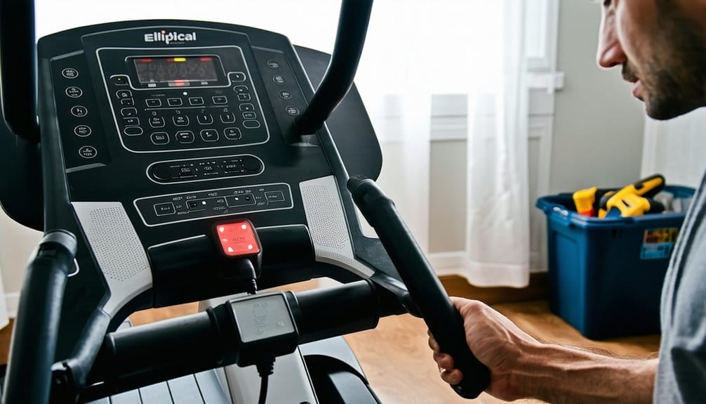 troubleshooting non responsive elliptical